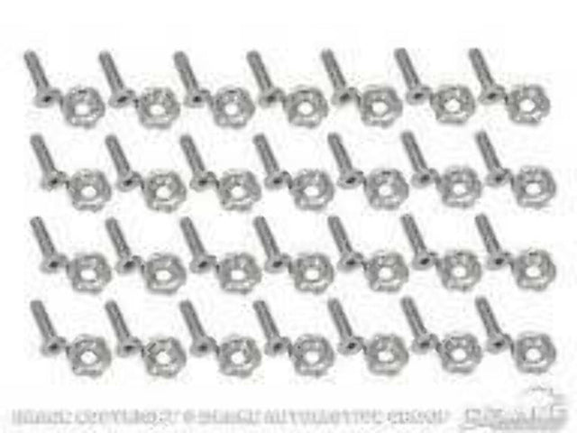 Underhood DressUp Kit fits Ford Mustang 2005-07 Drake -378178-M6-SSB muscle car stainless steel aluminum 8200