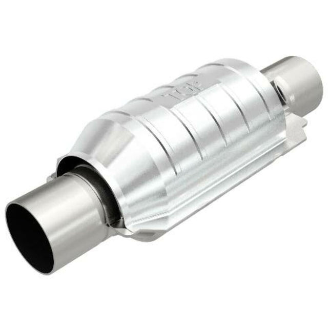 MagnaFlow universal catalytic converter 1.75 inch inlet/outlet stainless steel CARB compliant 444233