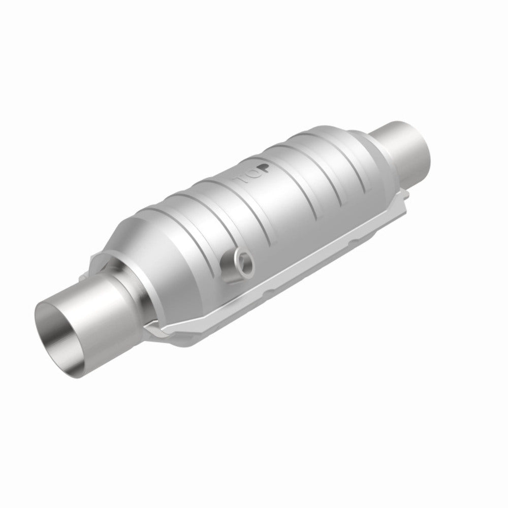 MagnaFlow universal catalytic converter 2 inch inlet/outlet stainless steel Federal EPA compliant OBDII 99324h
