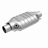 MagnaFlow universal catalytic converter 2.25 inch inlet/outlet stainless steel CARB compliant OBDII 94265