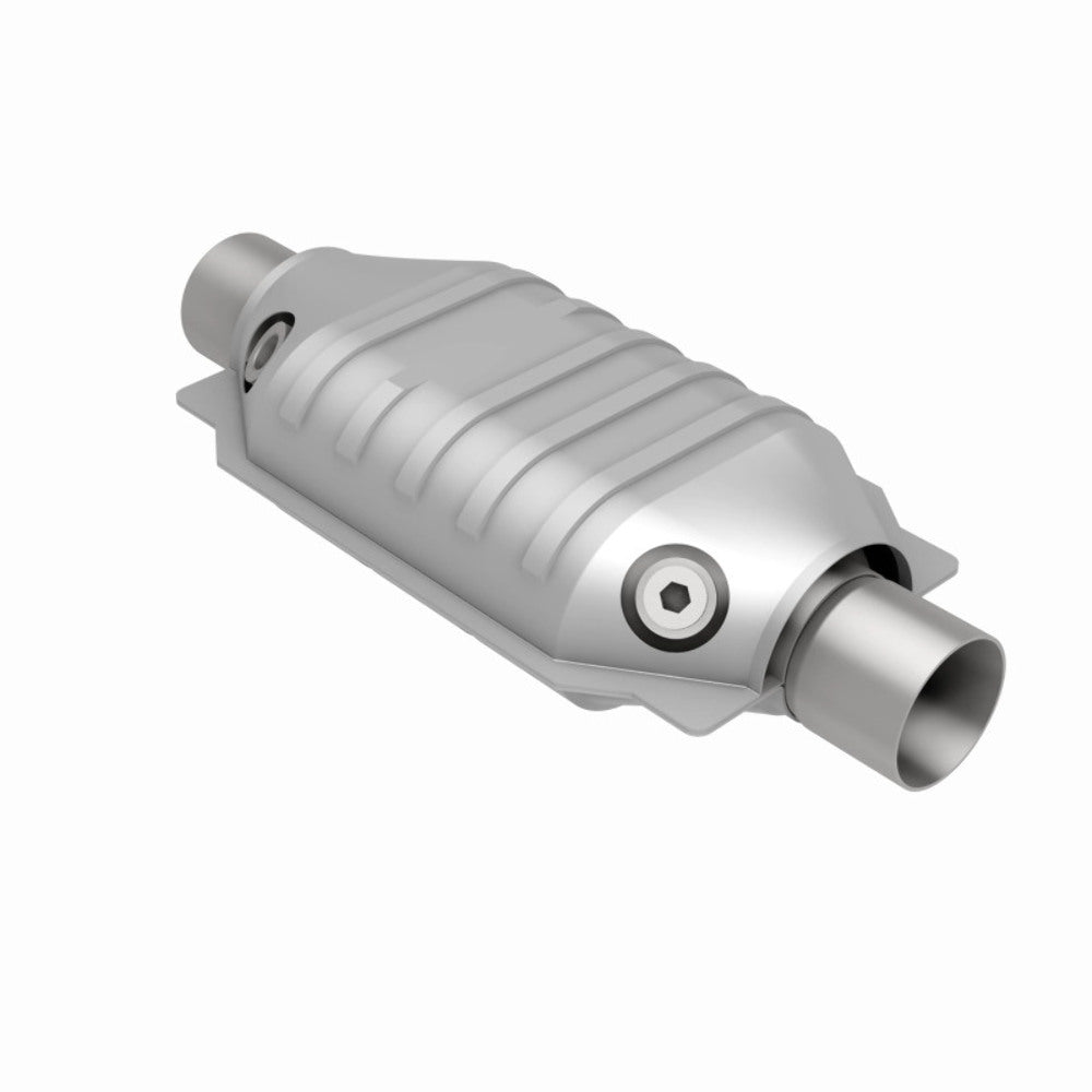 MagnaFlow universal catalytic converter 2.25 inch inlet/outlet stainless steel CARB compliant OBDII 94265