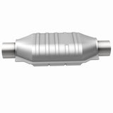 MagnaFlow universal catalytic converter 2.25 inch inlet/outlet stainless steel CARB compliant OBDII 94265
