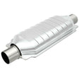 MagnaFlow universal catalytic converter 2.25 inch inlet/outlet stainless steel CARB compliant 95505