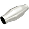 MagnaFlow universal catalytic converter 2.25 inch inlet/outlet stainless steel CARB compliant OBDII 59925