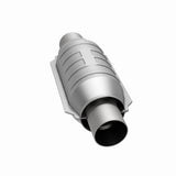 MagnaFlow universal catalytic converter 2.25 inch inlet/outlet stainless steel CARB compliant OBDII 54305