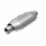 MagnaFlow universal catalytic converter 2.25 inch inlet/outlet stainless steel CARB compliant OBDII 94055
