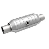 MagnaFlow universal catalytic converter 2.25 inch inlet/outlet stainless steel CARB compliant 444355