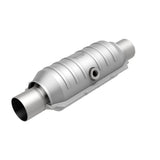MagnaFlow universal catalytic converter 2.25 inch inlet/outlet stainless steel CARB compliant 444355