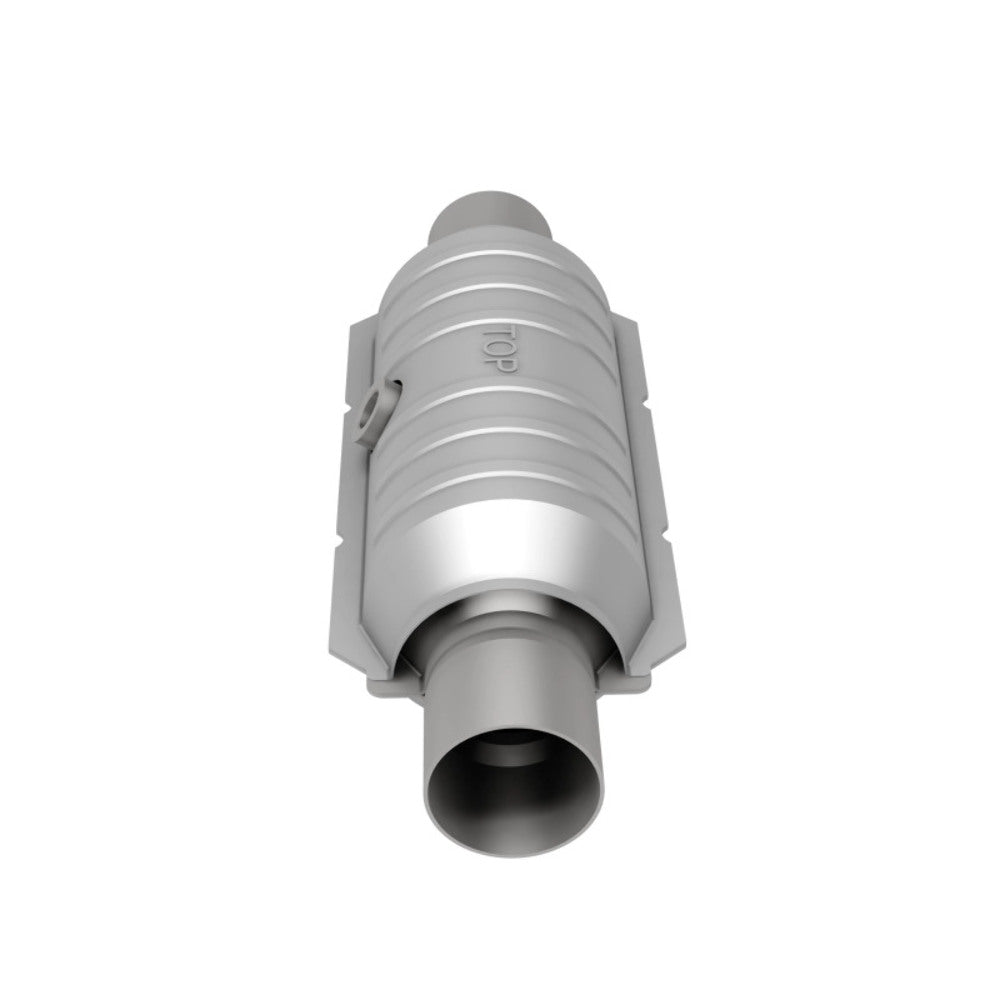 MagnaFlow universal catalytic converter 2.25 inch inlet/outlet stainless steel CARB compliant 444355