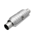 MagnaFlow universal catalytic converter 2.25 inch inlet/outlet stainless steel CARB compliant 444355