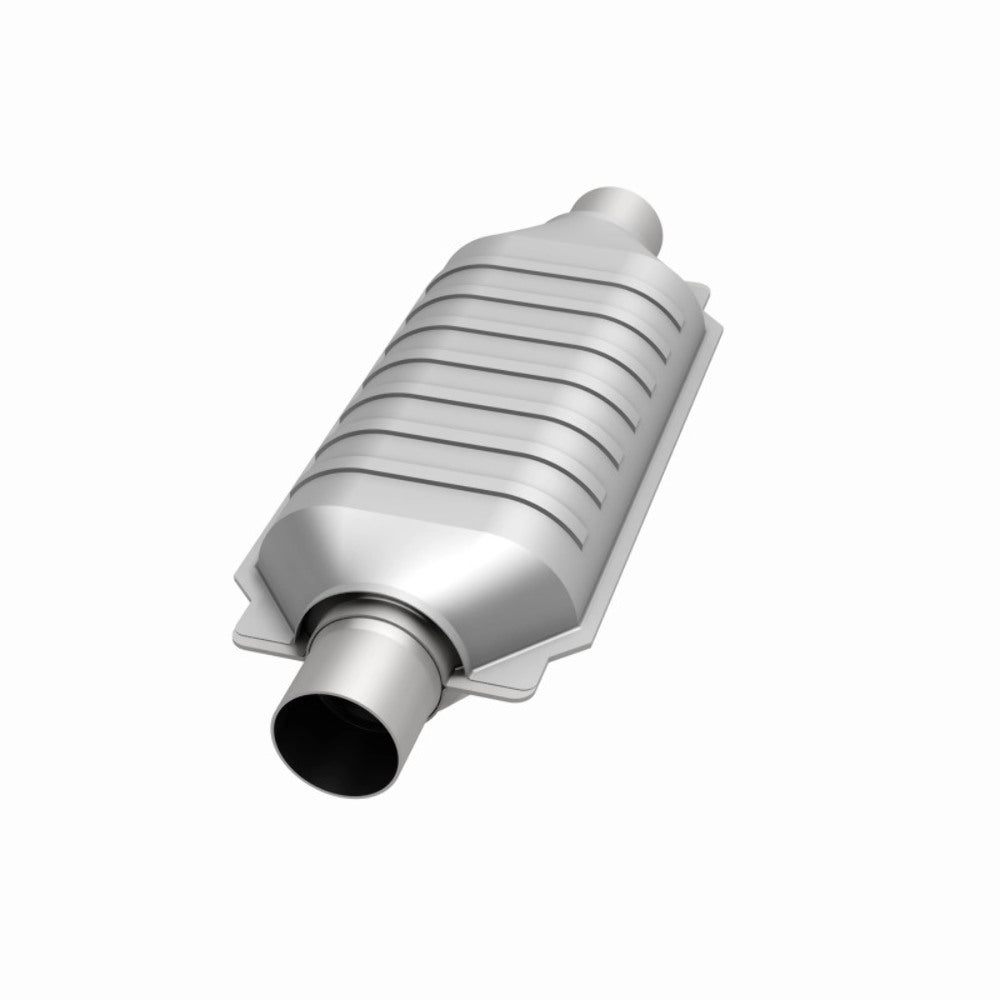 MagnaFlow universal catalytic converter 2.25 inch inlet/outlet stainless steel Federal EPA compliant OBDII 51505