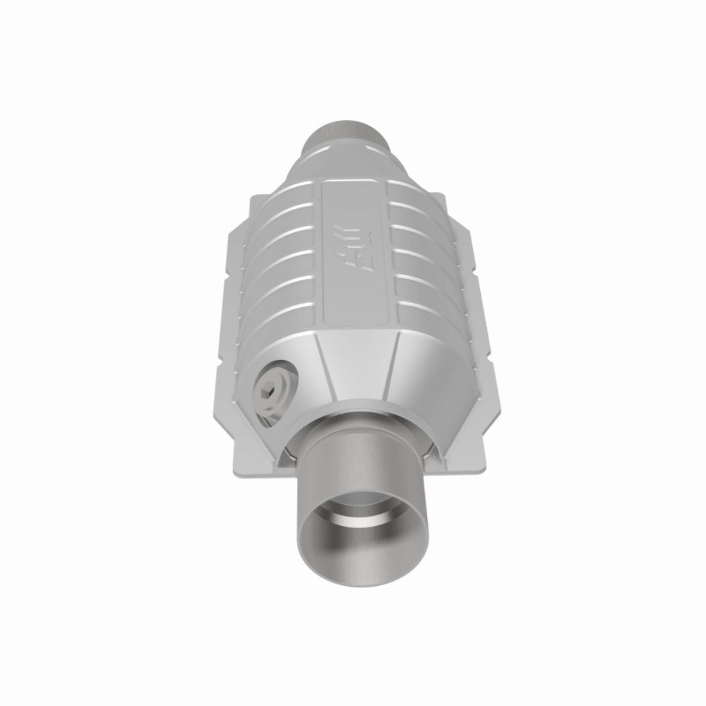 MagnaFlow universal catalytic converter 2.25 inch inlet/outlet stainless steel CARB compliant OBDII 94035