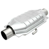 MagnaFlow universal catalytic converter 2.25 inch inlet/outlet stainless steel CARB compliant OBDII 94215