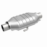 MagnaFlow universal catalytic converter 2.25 inch inlet/outlet stainless steel CARB compliant OBDII 94215
