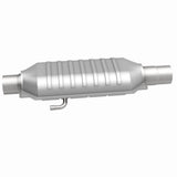 MagnaFlow universal catalytic converter 2.25 inch inlet/outlet stainless steel CARB compliant OBDII 94415