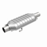 MagnaFlow universal catalytic converter 2.25 inch inlet/outlet stainless steel CARB compliant OBDII 94415