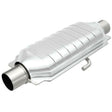MagnaFlow universal catalytic converter 2.25 inch inlet/outlet stainless steel CARB compliant OBDII 95015
