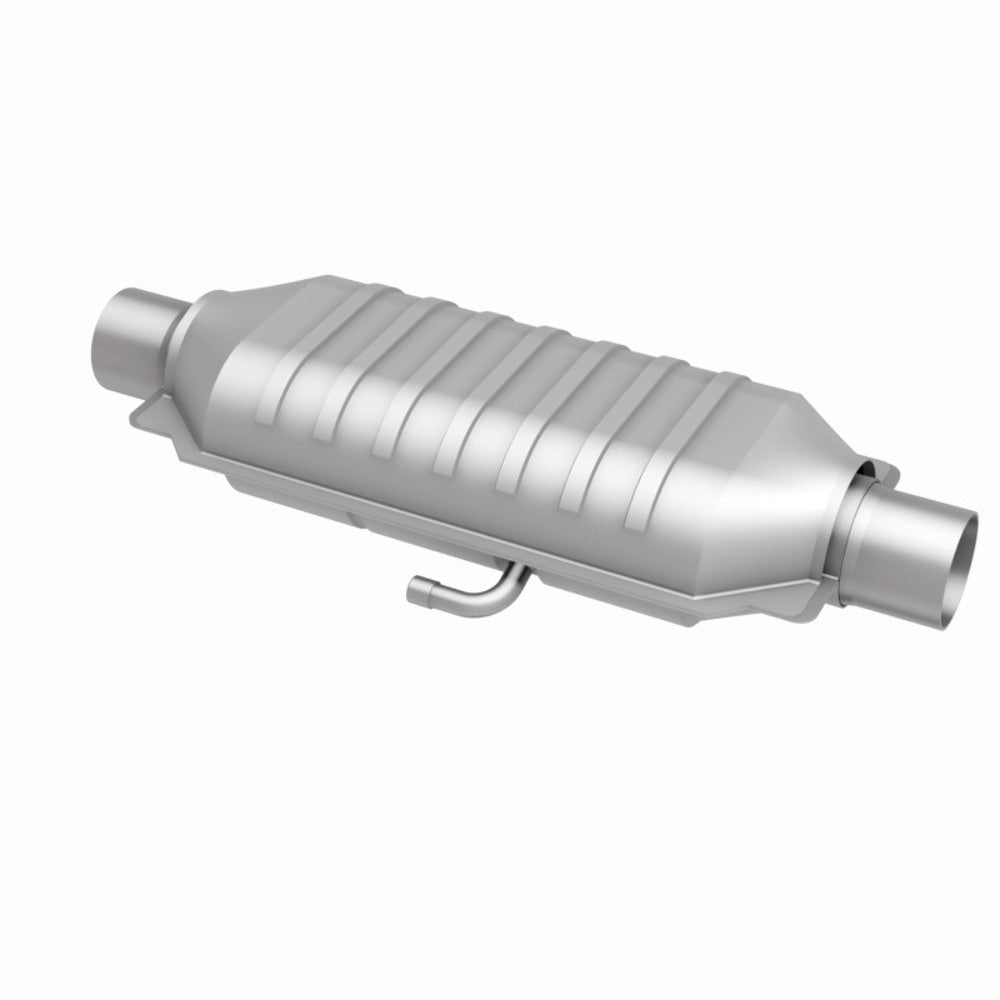 MagnaFlow universal catalytic converter 2.25 inch inlet/outlet stainless steel CARB compliant OBDII 95015