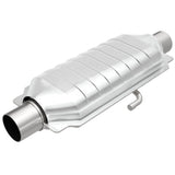 MagnaFlow universal catalytic converter 2.25 inch inlet/outlet stainless steel CARB compliant OBDII 95015
