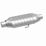 MagnaFlow universal catalytic converter 2.25 inch inlet/outlet stainless steel CARB compliant OBDII 95015