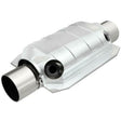 MagnaFlow universal catalytic converter 2.25 inch inlet/outlet stainless steel CARB compliant OBDII 91065