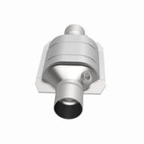 MagnaFlow universal catalytic converter 2.25 inch inlet/outlet stainless steel CARB compliant OBDII 91065