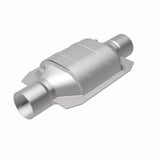 MagnaFlow universal catalytic converter 2.25 inch inlet/outlet stainless steel CARB compliant OBDII 91065
