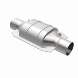 MagnaFlow universal catalytic converter 2.25 inch inlet/outlet stainless steel CARB compliant OBDII 91065