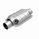MagnaFlow universal catalytic converter 2.25 inch inlet/outlet stainless steel CARB compliant OBDII 94165