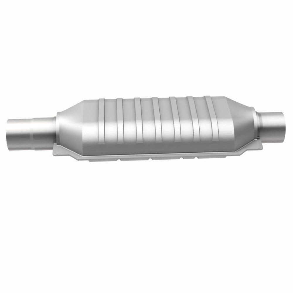MagnaFlow universal catalytic converter 2.25 inch inlet/outlet stainless steel CARB compliant OBDII 94405