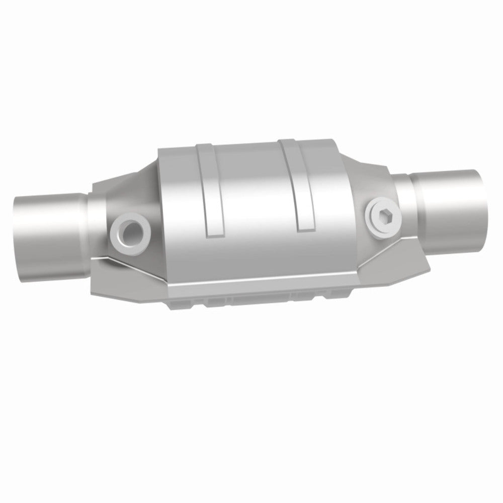 MagnaFlow universal catalytic converter 2.5 inch inlet/outlet stainless steel CARB compliant OBDII 94166