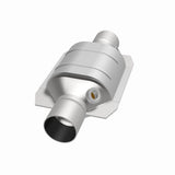 MagnaFlow universal catalytic converter 2.5 inch inlet/outlet stainless steel CARB compliant OBDII 94166