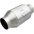 MagnaFlow universal catalytic converter 2.5 inch inlet/outlet stainless steel polished CARB compliant 69006