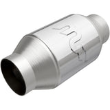 MagnaFlow universal catalytic converter 2.5 inch inlet/outlet stainless steel polished CARB compliant 69006