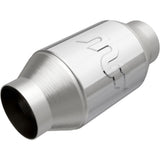 MagnaFlow universal catalytic converter 2.5 inch inlet/outlet stainless steel polished CARB compliant 69006