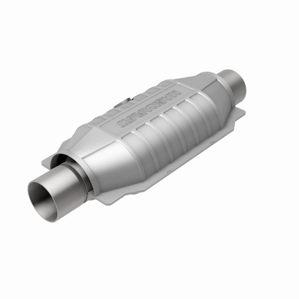 MagnaFlow universal catalytic converter 2.5 inch inlet/outlet stainless steel CARB compliant OBDII 94056