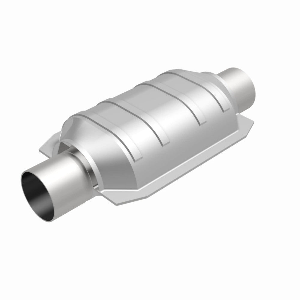 MagnaFlow universal catalytic converter 2.5 inch inlet/outlet stainless steel Federal EPA compliant OBDII 99136h