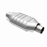 MagnaFlow universal catalytic converter 2.5 inch inlet/outlet stainless steel CARB compliant OBDII 94216