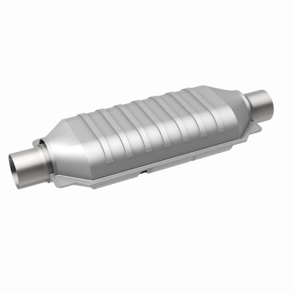 MagnaFlow universal catalytic converter 2.5 inch inlet/outlet stainless steel CARB compliant OBDII 95016