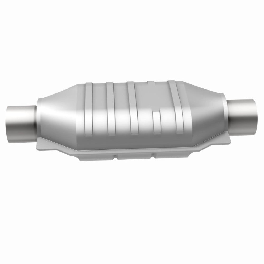 MagnaFlow universal catalytic converter 2.5 inch inlet/outlet stainless steel CARB compliant OBDII 94236