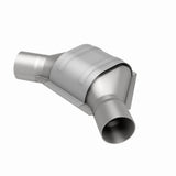 MagnaFlow universal catalytic converter 2.5 inch inlet/outlet stainless steel Federal EPA compliant OBDII 51186