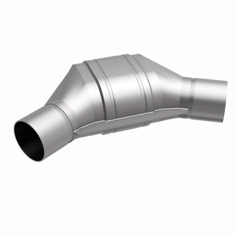 MagnaFlow universal catalytic converter 2.5 inch inlet/outlet stainless steel CARB compliant OBDII 94086