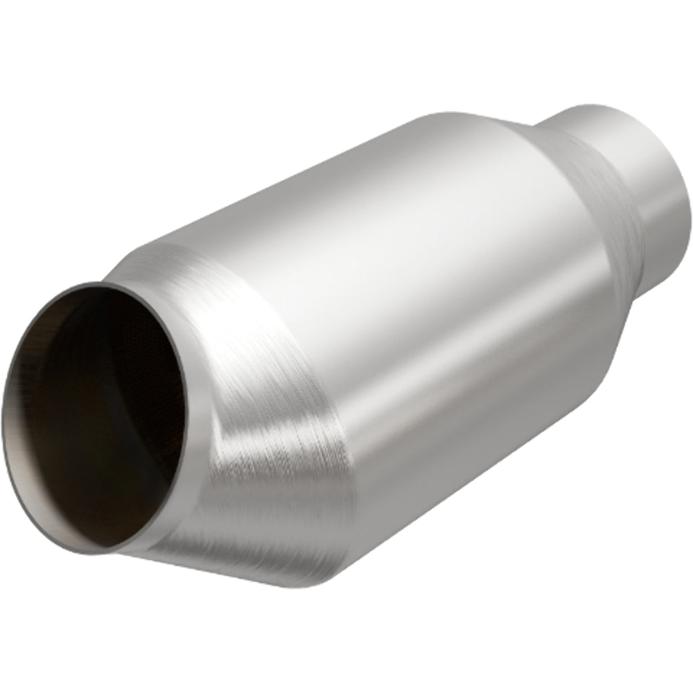 MagnaFlow universal catalytic converter 2.5 inch inlet/outlet stainless steel CARB compliant OBDII 54976