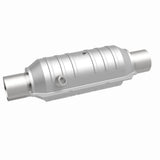 MagnaFlow universal catalytic converter 2.5 inch inlet/outlet stainless steel Federal EPA compliant OBDII 52326