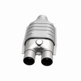MagnaFlow universal catalytic converter 2.5 inch inlet/outlet stainless steel Federal EPA compliant OBDII 51607
