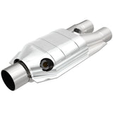 MagnaFlow universal catalytic converter 2.5 inch inlet/outlet stainless steel Federal EPA compliant OBDII 51667