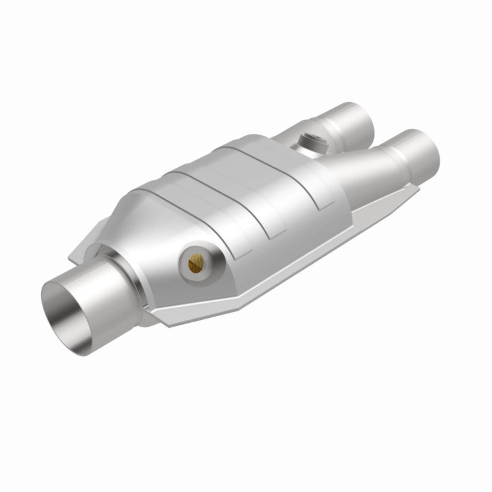 MagnaFlow universal catalytic converter 2.5 inch inlet/outlet stainless steel Federal EPA compliant OBDII 99667h
