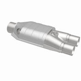 MagnaFlow universal catalytic converter 2.5 inch inlet/outlet stainless steel Federal EPA compliant OBDII 99667h