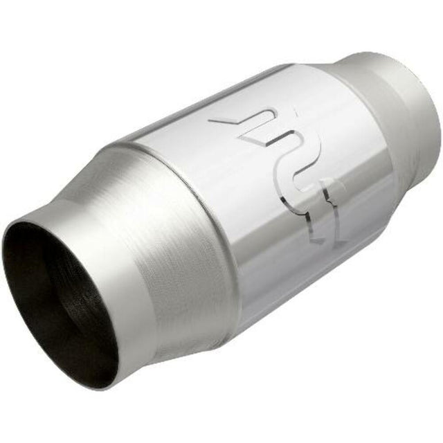 MagnaFlow universal catalytic converter stainless steel polished CARB compliant 69009