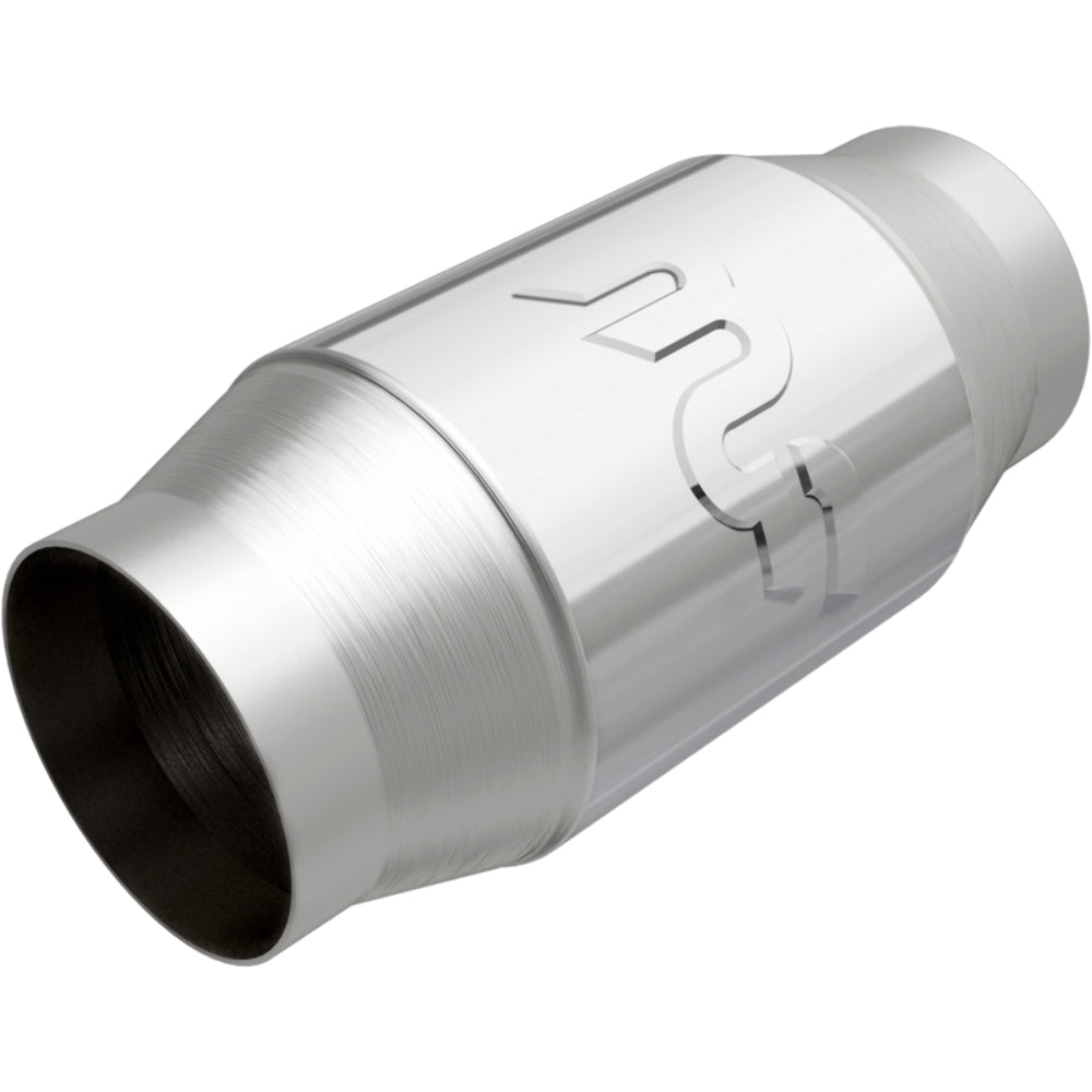 MagnaFlow universal catalytic converter stainless steel polished CARB compliant 69009